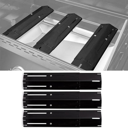 Universal Heat Plates Tent Shield Grill Parts Stainless Steel Adjustable Burner Cover Flame Tamer for Nexgrill Parts Charbroil