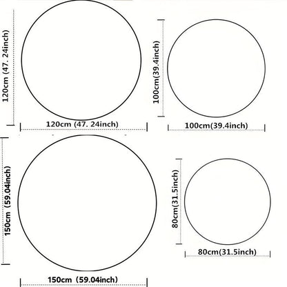 2026 New Rug Round KPOP Flannel Rug Demon-Hunters Washable And Anti-Slip Soft Rug For Kids Playroom For Girls Home Decorations