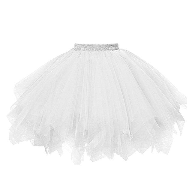 Tulle Skirt Women's Tutu Skirt 50s Rockabilly Petticoat for Carnival Costumes Tutu Underskirt Dance Skirt Ballet Skirt Cosplay
