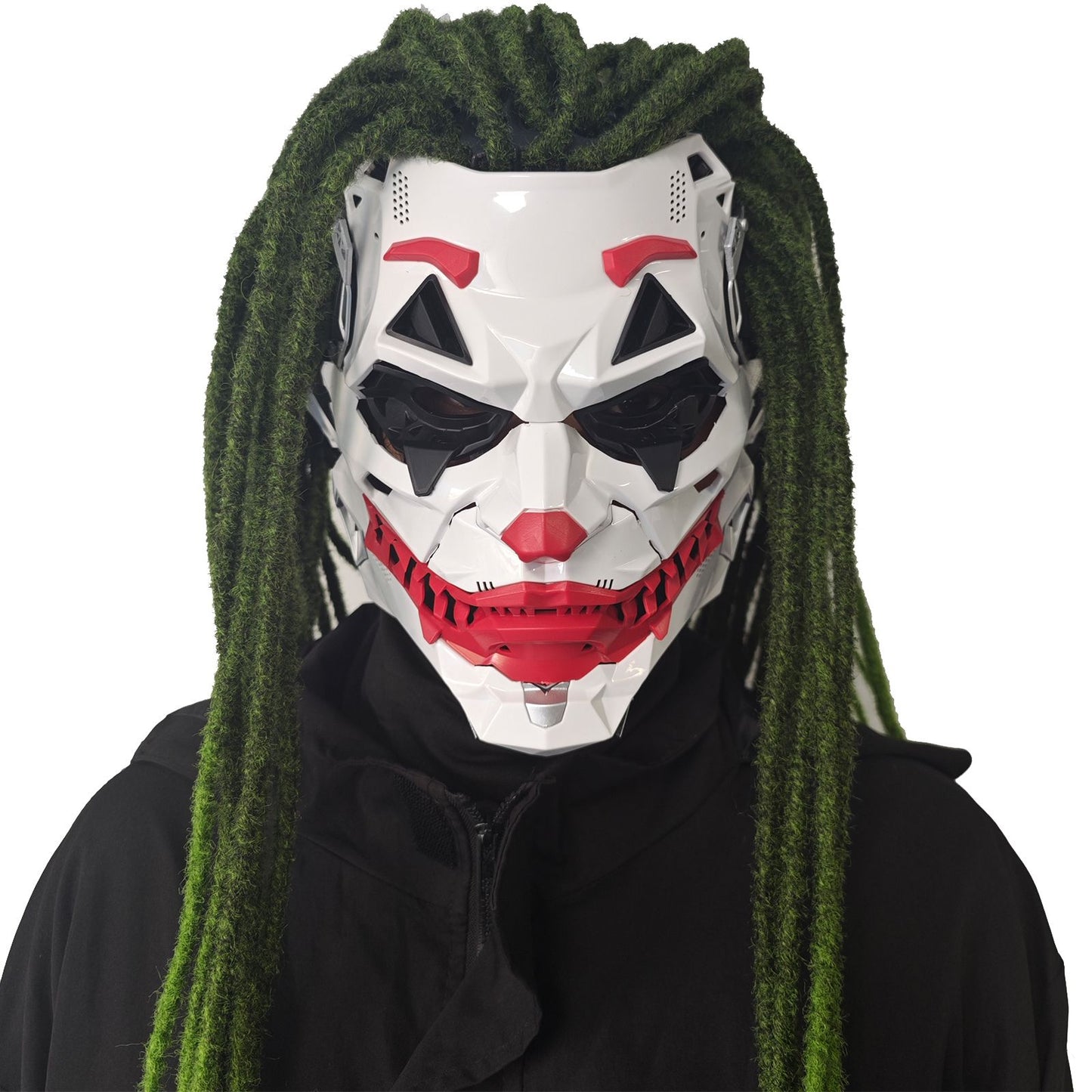 Cyberpunk Masks Braids 2d Cosplay Resin Custom Products Halloween Anime Role-Playing Props And Gifts Toys