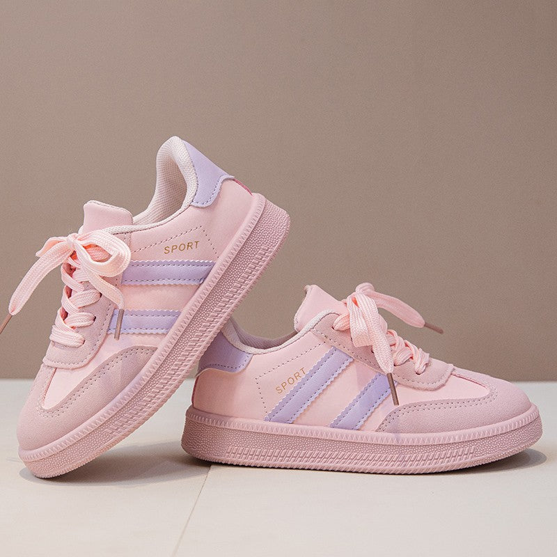 Children's Board Shoes Boys Sneakers 3-18 Years Old Khaki Boys Girls Single Shoes Four Seasons Non-slip Kids De Training Shoes