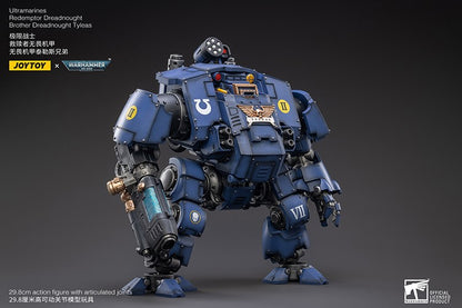 JOYTOY Warhammer 40K 1/18 Action Figure Ultramarines Redemptor Dreadnought Brother Tyleas Brinquedo de Anime de Presente