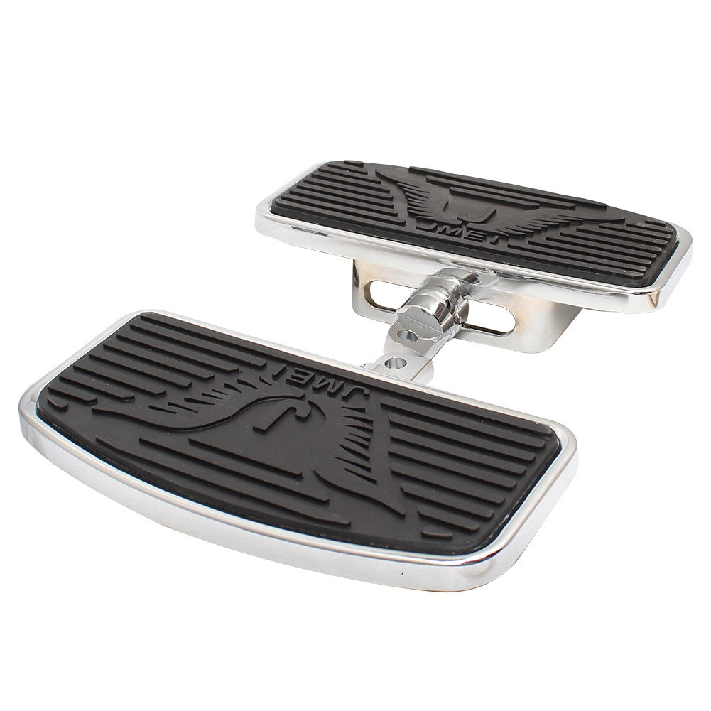 Descanso de Pé Ajustável para Passageiro de Motocicleta - Pedaleira Estilo Plataforma Ajustável para Harley Dyna Electra Glide