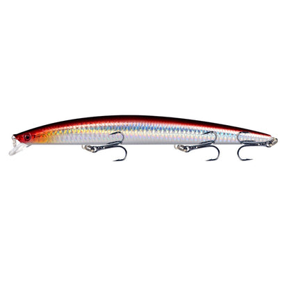 1pcs 18cm 24g Minnow Fishing Lure Laser Hard Artificial Bait Plastic Big Fake Fish Lures Sea Fishing Bait Crankbait Wobblers