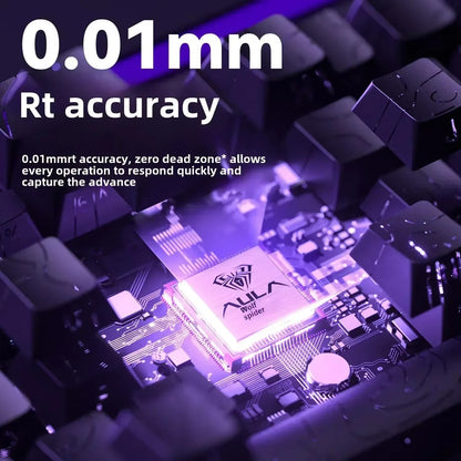 AULA Hero 68HE Magnetic Keyboard RGB Light Wired Hot Swap Esports 8K Gaming Hero68 Mechanical Keyboard Low delay PC Accessories