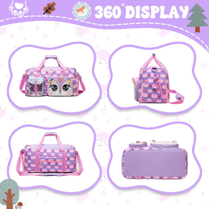 Travel Bag for Girls Lightweight Durable Spacious Carry On Tote for Weekend Gym Business Stylish Adventure Duffel