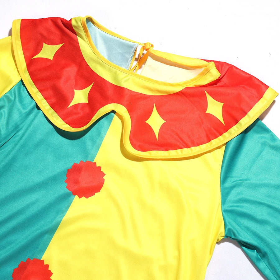 Clown Role-playing Costume Clown Uniform Anime Style Fantasy Circus Costume Set Halloween Carnival Party Costume