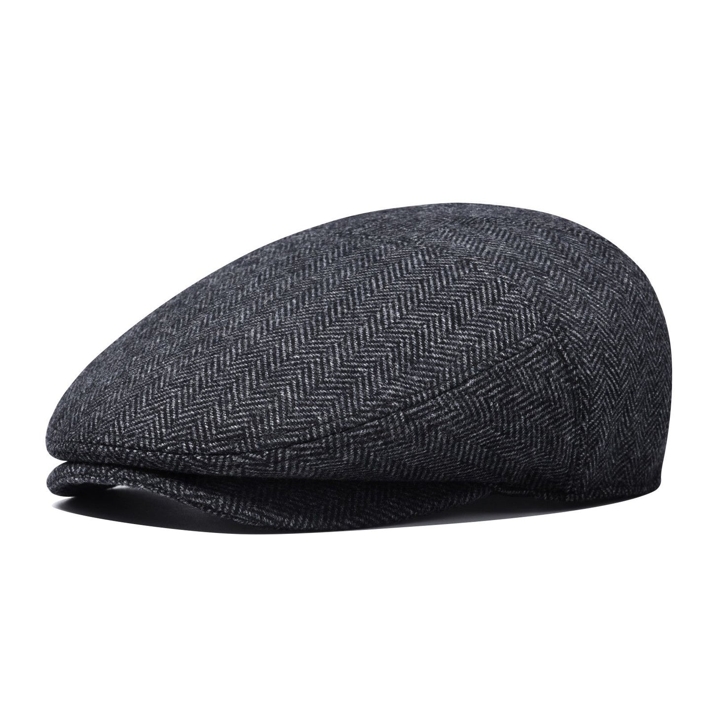 JANGOUL Men Wool Blend XL XXL Ivy Newsboy Cap Classic Tweed Gatsby Cabbie Flat Hat