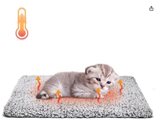 Cobertor Térmico Autorregulável para Pets, Colchonete Térmico Sem Eletricidade, Antiderrapante para Cães e Gatos, Colchonete de Inverno Aquecedor com Núcleo Refletor de Calor