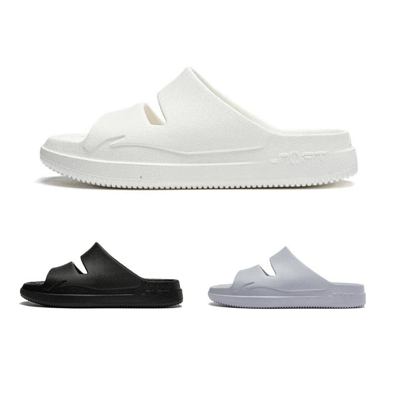 Li-Ning Unisex SOFT CLAP Slippers COMFOAM Rebound Breathable Lightweight LiNing Men Women Stylish Sandals AGAV017