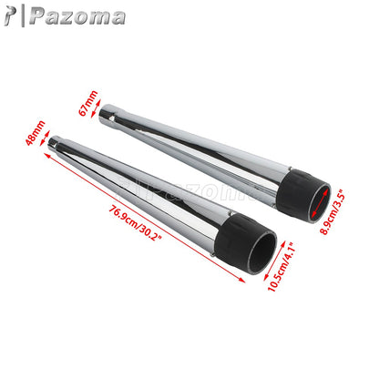 For Harley Touring Street Electra Glide Road King Special FLHRXS 2017-2023 Motorcycle Exhaust Muffler Slip-On Dual Exhaust Pipes