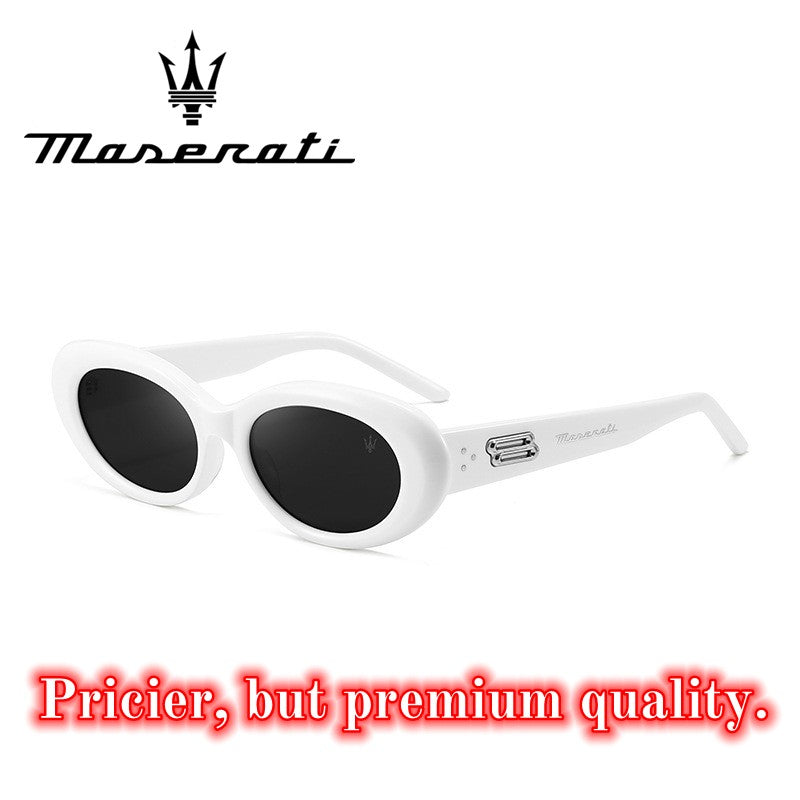 Óculos de Sol MASERATI Quadrados Estilosos Polarizados para Dirigir, Viajar, Masculinos e Femininos, UV400 Visão Nítida