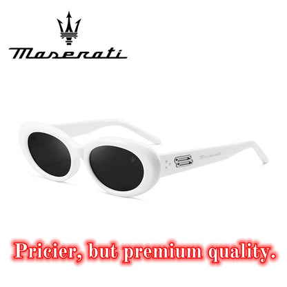 Óculos de Sol MASERATI Quadrados Estilosos Polarizados para Dirigir, Viajar, Masculinos e Femininos, UV400 Visão Nítida