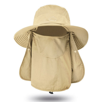 Chapéu Bucket Chapéu de Sol Proteção Solar Primavera Verão Boné Boonie Impermeável para Pesca Caminhada Jardim Safári Praia