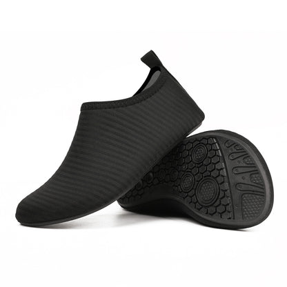 Summer Water Shoes Kids Aqua Socks Sneakers Boys Girls Swimming Shoes Beach Socks Childrens Casual Sneakers Striped Toddler