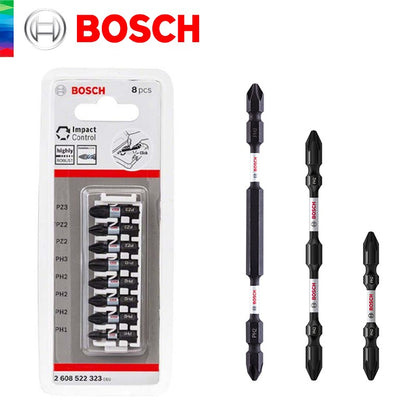 Bosch Original Forte Magnético Ponta Cruzada de Alta Dureza Parafusadeira Elétrica Bits Resistente a Impactos 65 110 150mm