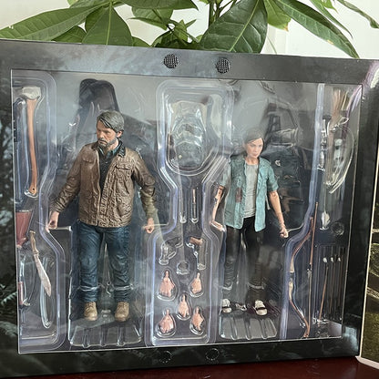 NECA Boneco The Last Of Us Parte 2 Joel Ellie Com Arco Boneco de Ação 18cm Conjunto de 2 Peças Brinquedo Modelo Boneca Articulada Presente de Natal