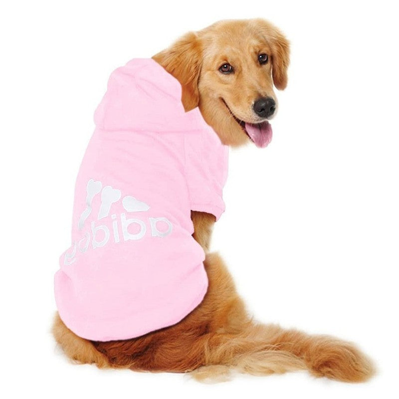 XS-9XL Roupa para Cachorro Adidog para Cães Pequenos Médios Grandes Moletom com Capuz de Algodão Quente Mais Vendido Jaqueta de Duas Pernas para Animais de Estimação