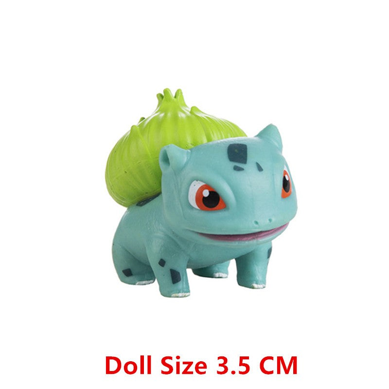Pokémon Pokeball Com Desenhos Animados Filme Anime Figura Pikachu Charmander Eevee Squirtle Vulpix Qualidade Pet Action Model Brinquedos Presentes