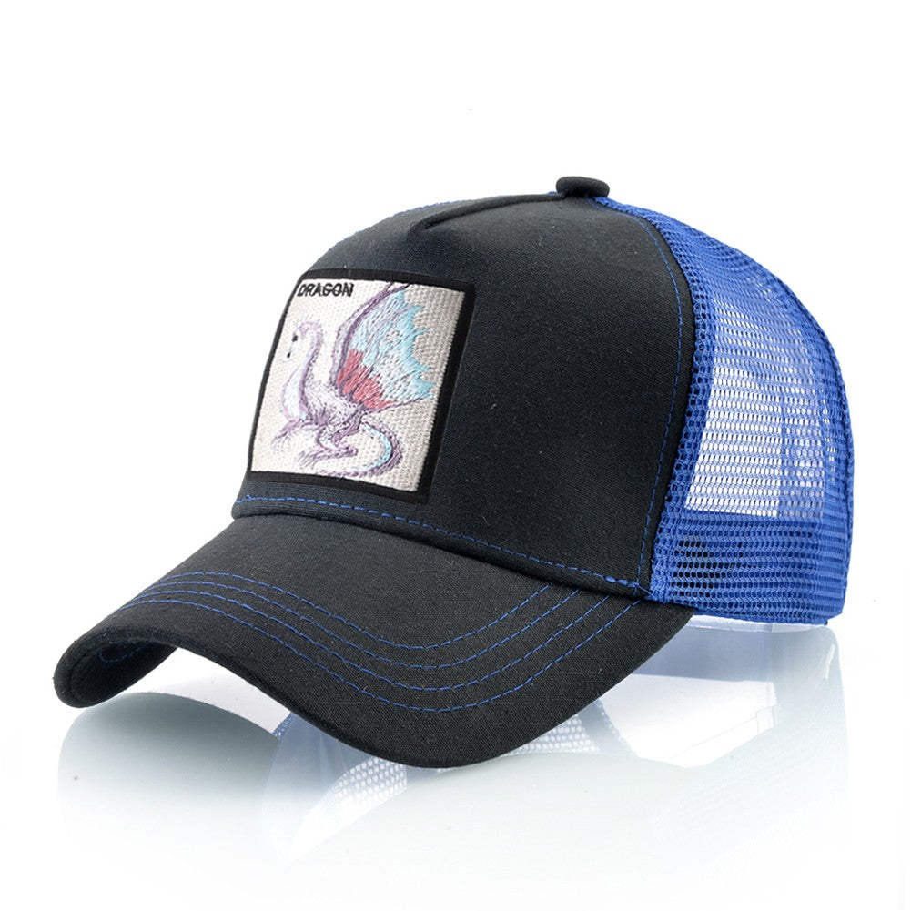 TQMSMY Boné de Beisebol Bordado com Dragão Masculino, Chapéus Casuais para Exteriores com Viseira, Bonés Trucker Snapback Femininos, Unissex Hip Hop Drake Bones