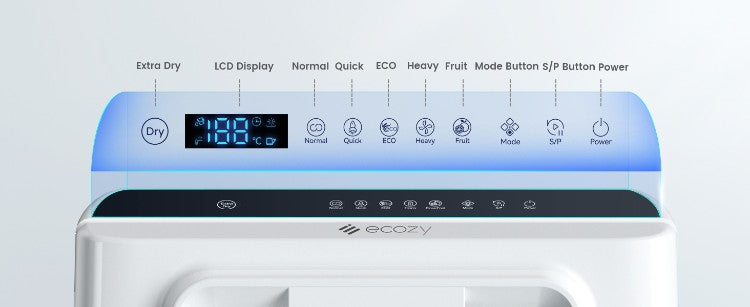 Portable Countertop Mini Dishwasher with 5L Water Tank 6 Washing Programs Air Drying Function