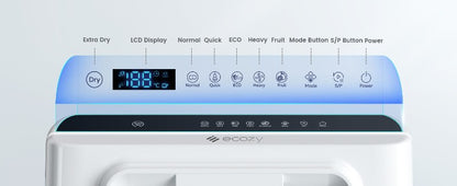 Portable Countertop Mini Dishwasher with 5L Water Tank 6 Washing Programs Air Drying Function