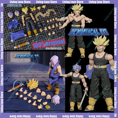 In Stock Demoniacal Fit Dragon Ball Z Shf Super Saiyan Action Figure Trunks The Boy From The Future Son of Tomorrow Figures Toys