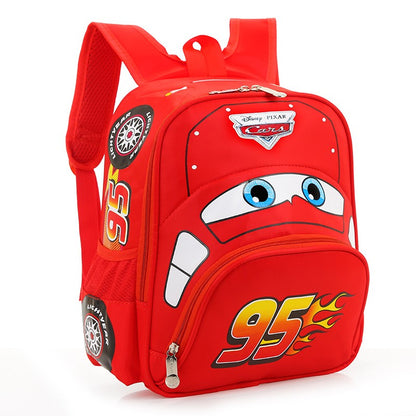 Mochila infantil de carro Disney para creche, mochila de segurança para meninos, alunos do primário, 3-6 anos