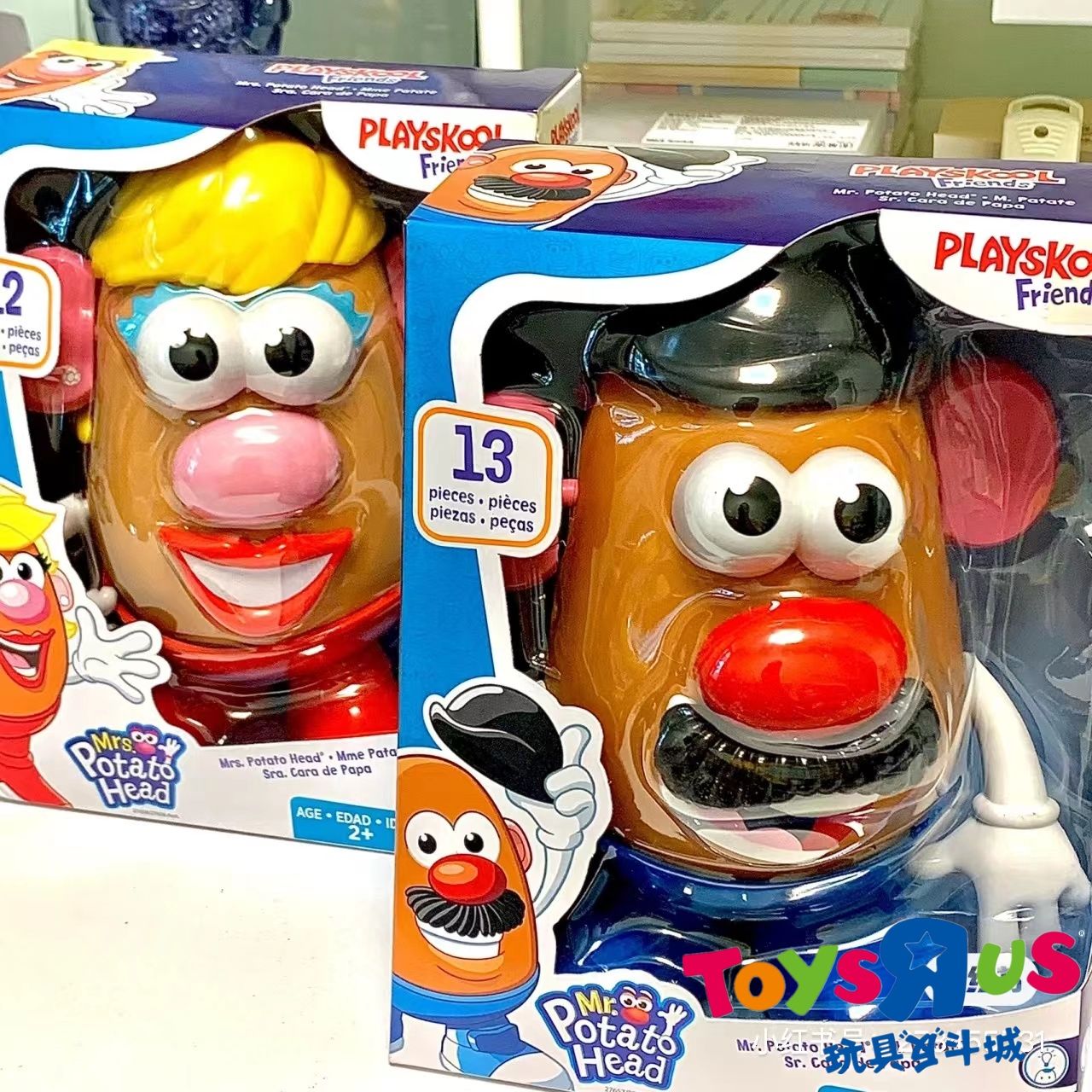 Disney Toy Story3 Clássico Sr. Cabeça de Batata Sra. Cabeça de Batata Boneco de Ação Presentes de Natal Coleção