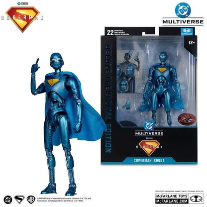 McFarlane Toys 2025 Filme do Superman SUPERMAN ROBO/SR. INCRÍVEL/ LEX LUTHOR COM BEBÊ KAIJU Boneco de Ação 18cm DC Multiverse