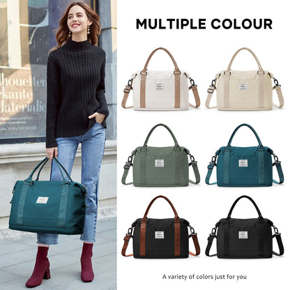 Travel Bags for Women Men, Expandable Handbag Travel Duffle Bag for Plane Ryanair 40x20x25 Cabin Weekend Bag Gym Bag Sports Bag