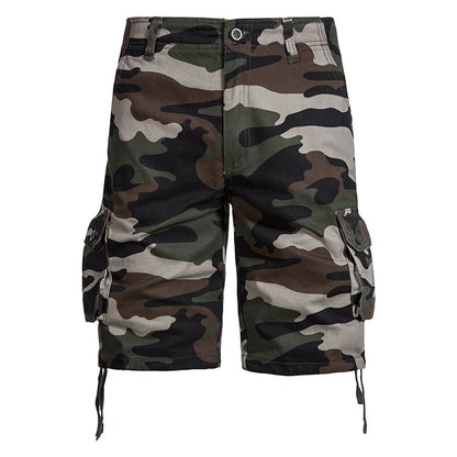 Loose camouflage beach five pants men's summer cotton thin section in the pants summer work casual shorts