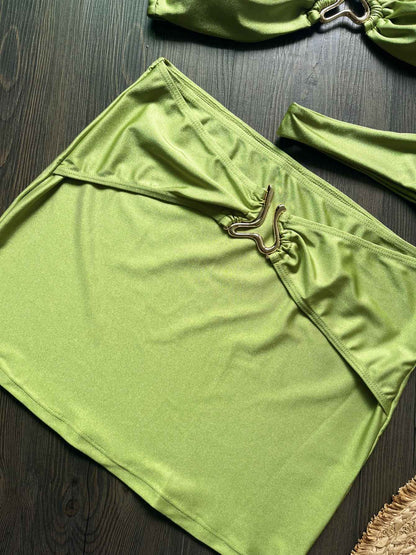 Sexy 3pieces Micro Bikini 2025 Women Swimsuit Female Swimwear Brazilian Bikinis Set Hollow Out Beachwear Bathing Suit Biquini