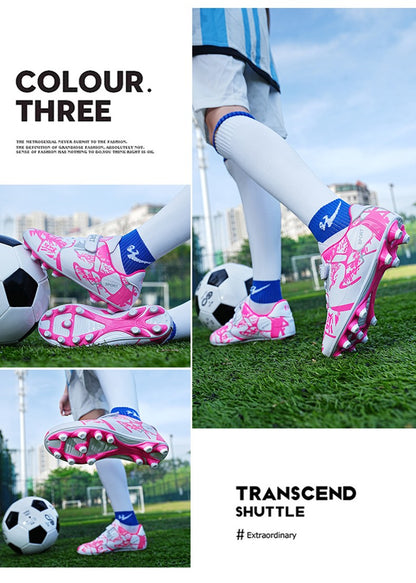 New Kids Football Shoes Match Soccer Shoes Indoor Football Field Boots Grass Training Original  Professional Sneaker Comfortable