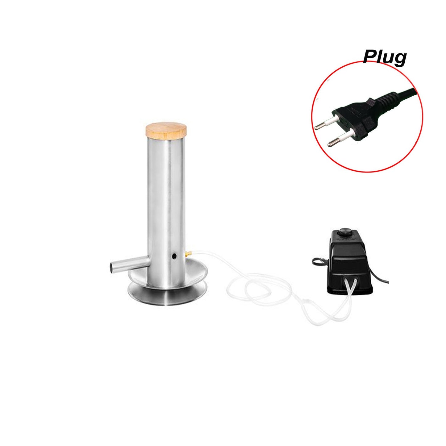 Gerador de Fumaça Fria para Churrasqueira Elétrica a Pellet Acessório para Personalizar seu Perfil de Fumaça