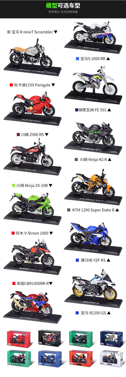 Maisto 1:12 Honda Cbr1000rr-r Cbr1000rr 1000 rr Fireblade Sp Simulação de Carro de Corrida Modelo de Moto de Liga Com Base Brinquedos e Presentes