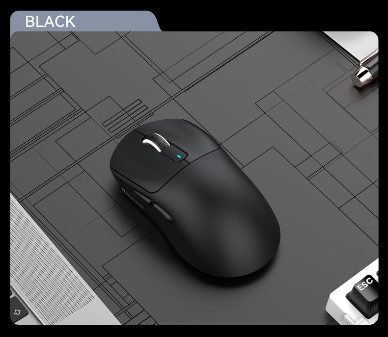 Mouse gamer sem fio 3-mode macro Attack Shark X3orX3Pro PixArt 1K/4K leve, 26K DPI PAW3395, adequado para laptop/Win/Mac