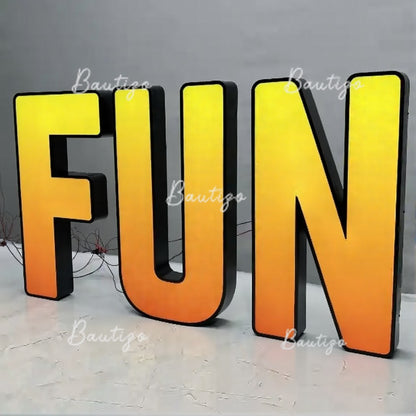 Custom Advertising Led Letters RGB Light Sign Luminous Signage Full Color Acrylic Business Logo Wall Brand