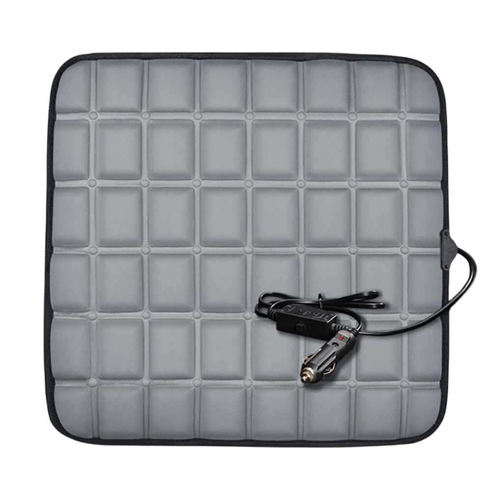 12V Car Seat Heated Cover 3 Gear Adjustable Temperature Universal Car Seat Heater 40W USB Heated Winter Car Seat Heating Pad