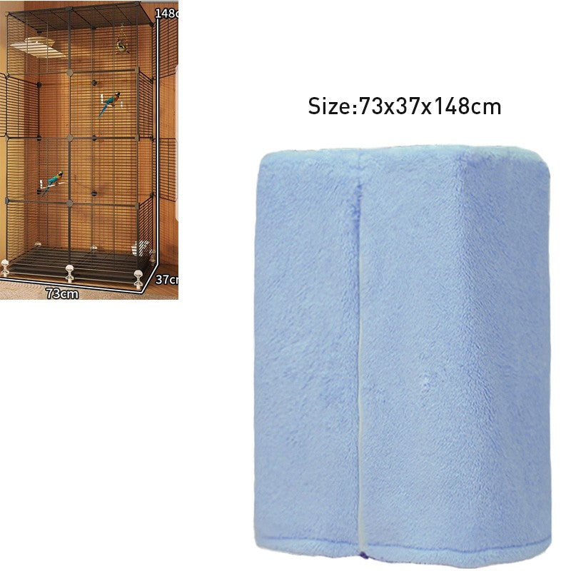 Capa Para Gaiola De Pássaros De Inverno Quente Respirável À Prova De Respingo Grande Capa Para Gaiola De Pássaros Sombra Protetora Para Gaiola De Papagaio Produtos Para Pássaros