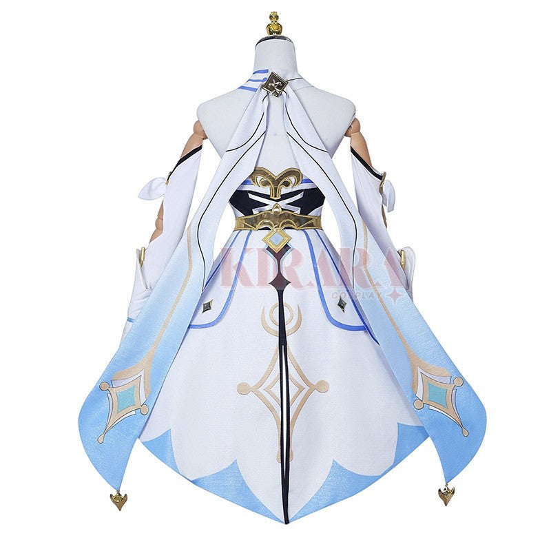 High Qualiy Lumine Cosplay Costume Wig Hair Game Impact Character Traveler for Women Cosplay Anime Events Role Play Dress