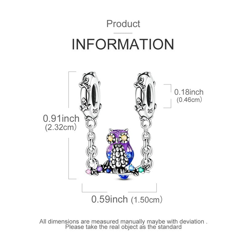 Pingente Charm Libélula Tema Primavera Prata Esterlina 925 Borboleta Flor Pendente Compatível com Bracelete Colar Joias DIY