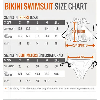 Anime Cartoon Printing Swimsuit Nami Bikini Nami Cosplay Costume Women Sexy Summer Swimwear Outfits Halloween Party Suit