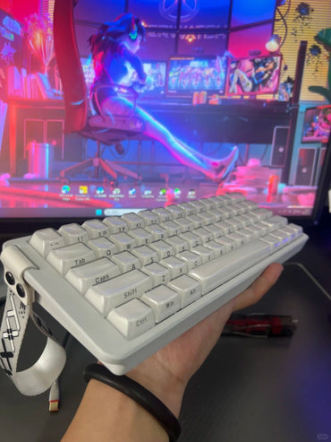 Teclado Gamer AULA WIN60/68HE Magnetic Switch 8000Hz Teclado Mecânico Customizável E-sport de Baixa Latência para FPS