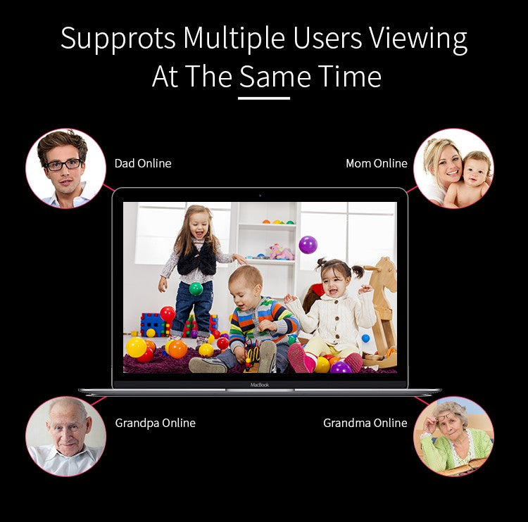 Security Protection PTZ WIFI Camera Wireless Auto Tracking Cctv IP Video Surveillance Night Vision Cloud Smart Home Cam Icsee