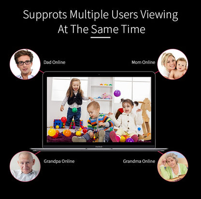 Security Protection PTZ WIFI Camera Wireless Auto Tracking Cctv IP Video Surveillance Night Vision Cloud Smart Home Cam Icsee