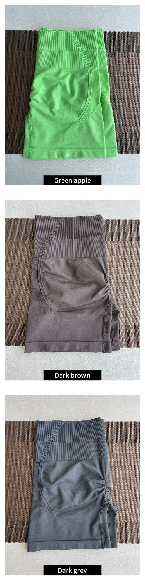 TKITK Seamless Tight shorts Gym shorts Womens Workout Yoga shorts  Soft High Waist Outfits Fitness Sports Wear