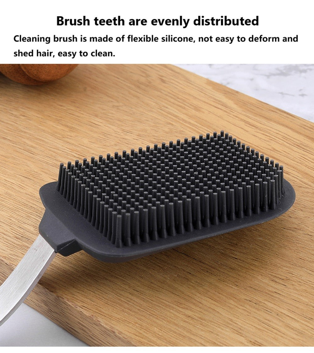 Espátula de Silicone para Panelas Antiaderentes Resistente a Altas Temperaturas, Espátula de Aço Inoxidável de Alta Qualidade para Fritar e Mexer, Utensílios de Cozinha
