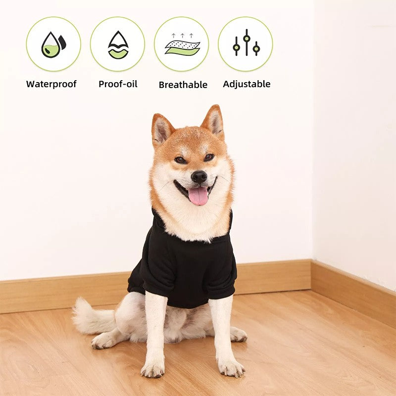 Moletom com Capuz de Inverno para Cães, Blusão Esportivo Quente, Roupa para Cães Pequenos, Médios e Grandes, Moletons com Capuz para Filhotes