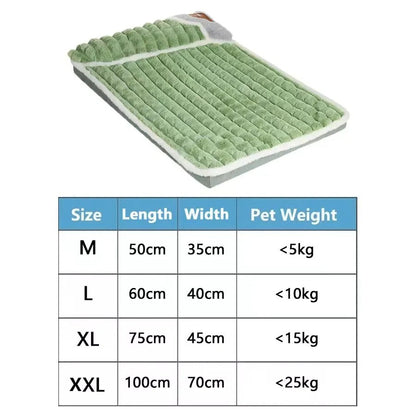 Cama para Cães Lavável à Máquina Almofada Ortopédica Removível para Filhotes Travesseiro de Espuma Viscoelástica para Cães e Gatos de Pequeno Médio e Grande Porte